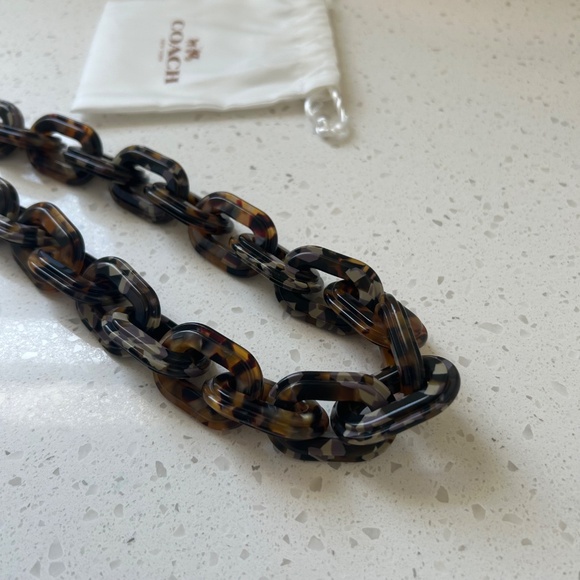 Coach Recycled Resin Strap in Tortoise Multi - Picture 6 of 6